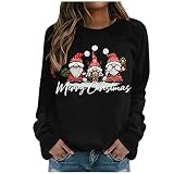 WWricotta Sweatshirt Damen ohne Kapuze - Kuschelpullover Damen Longsleeve Herbstjacke Damen Casual Klamotten Teenager mädchen Rundhals Sw