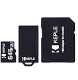 64GB Micro SD Speicherkarte | MicroSD Class 10 Kompatibel mit Vemont, Maifang, Victure, Crosstour, Campark, Camkong Action DBPower, Apeman, VicTsing, Wimius, Akaso Action Cam Camera Phone | 64 GB