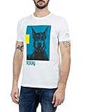 Replay M3158 T-Shirts & Poloshirts Herren Weiss - L - T-Shirts S