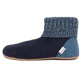 Giesswein Unisex Wildpoldsried Kids Hohe Hausschuhe, Ocean 588, 44 EU