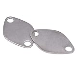 Auto AGR-Ventildichtung, 2 Stk. Auto Edelstahl AGR Ventil Blindplatte Kit Für Espace Laguna Master Trafic Vauxhall M