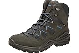 Lowa 310801/9704 SIRKOS EVO GTX MID Graphit/BLAU Größe 42 EU Grau (Graphit/BLAU)