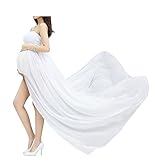 Schwangere Frauen Fotografie Stützen, Schwanger Kleid Maternity Gown Split Front Foto Shoot Kleid, Mutterschaft Fotografie Kleidung Schwangerschafts Maxikleid Schwang