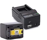 PATONA Ersatz für Akku Canon BP-727 (echte 2400mAh) - mit Ladegerät 4in1