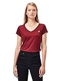 G-STAR RAW Damen Eyben Slim V T Wmn S/S T-Shirt, Rot (Bright Russet 2757-9819), Medium (Herstellergröße:M)