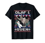 Disney Frozen Olaf And Sven Holiday Sweater T-S