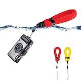 PROfezzion 2er-Pack Unterwasser Kamera Schwimmende Handschlaufe Telefon Float Strap für Olumpus TG-6 TG-5 TG-4, Nikon W300 W100 Gopro Panasonic Lumix Unterwasserkamera (Farbe: Rot+Gelb)