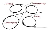 Bowdenzug Satz einbaufertig für Hercules Prima 4, 5, S, N Mofa, Moped, Gaszug, Kupplungszug, Bremszug, Schaltzug