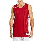 adidas Herren T-Shirt PRAC REV Jersey, Rot/Weiβ, XLT