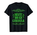Kölner Karneval Apres ski Verkleidung Cordula Kostüm Grün T-S
