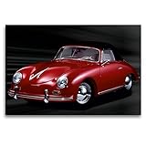 CALVENDO Premium Textil-Leinwand 120 x 80 cm Quer-Format Porsche 356 A - Bj. 1959, Leinwanddruck von W