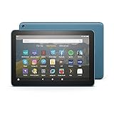 Fire HD 8-Tablet, 8-Zoll-HD-Display, 32 GB, Dunkelblau, Mit Werbung, für Unterhaltung unterweg