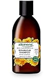 alkmene Reparatur Shampoo mit Bio Calendula - Haarshampoo für trockenes & strapaziertes Haar - veganes Shampoo ohne Silikon, Parabene, Mineralöl, SLS & SLES - Haarpflege (1x 250 ml)