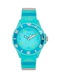 s.Oliver Mädchen Analog Quarz Uhr mit Silicone Armband SO-4004-PQ