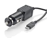 Slabo KFZ Ladekabel Micro USB - 1A - für Odys Falcon 10 Plus | Odys Fusion Win 12 Pro | Odys Mira | Odys Notos Plus Auto Ladegerät Pkw Kabel LKW - SCHWARZ | Black