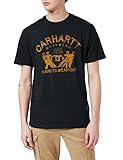Carhartt Herren Maddock Hard To Wear Out Short-sleeve T-shirt T Shirt, Schwarz, L EU