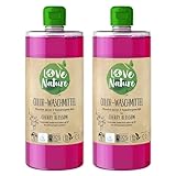 Love Nature Color-Waschmittel Cherry Blossom, 40 Waschladungen, nachhaltiges Flüssigwaschmittel, haut- und allergikerfreundlich, ohne tierische I