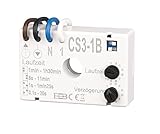 Elektrobock CS3-1B Nachlaufrelais Unterputz, Weiß