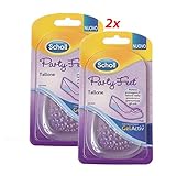 2 Paar Scholl Party Feet Ferse mit Gel Activ Technolog