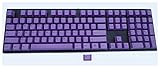 juqingshanghang1 109 KEYCAPs Purpurrote Farbstoff-Subbett-Top-Druck oder Leere Tastenkappen Dicker PBT für mechanische Tastatur Geeignet für Computerperipherieg