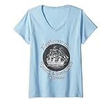 Damen Mayflower Plymouth Massachusetts 400 England Pilger 1620 T-Shirt mit V