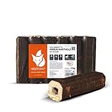 HEIZFUXX Holzbriketts Hartholz Pinikay Octagon Kamin Ofen Brenn Holz Heiz Grill Smoker Brikett 10kg x 3 Gebinde 30kg / 1 Karton Palig