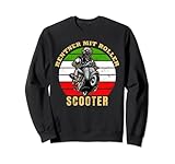 Vintage Motorroller Scooter retro für Rollerfahrer T-Shirt Sw