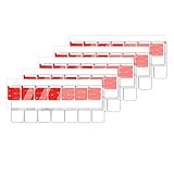 ZQYX Urinabweiser für Toilettensitz, 5PCS klarer Urinabweiser verhindert, DASS Kinder und Erwachsene Spritzer pink