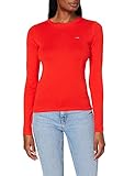 Levi's Damen ls baby thee T Shirt, Flame Scarlet, M EU