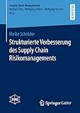 Strukturierte Verbesserung des Supply Chain Risikomanagements (Supply Chain Management)