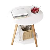 GYQYYGZ Couchtisch nordischer minimalistischer Couchtisch Mini-Sofatisch kleiner runder Tisch Schlafzimmer Nachttisch Wohnzimmertisch (Farbe : B)