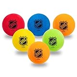 Franklin Sports Mini-Hockeybälle aus Schaumstoff, Kniehockeybälle für Kinder, 6 weiche Mini-Hockeybälle aus S