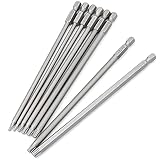 8 Stück Torx lang Schraubendreher Bit Set 1/4' Magnetisch Sternenkopf Schraubenziehe Set 150mm Lang Sechskant Schaft Elektrische Torx Bits Satz Werkzeuge (8pcs 150mm)