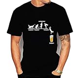 T-Shirt Herren Sommer Regular Fit Rundhals Tops Herren Komfortabel Schweiß Absorbieren T-Shirt Herren Mode Lässig Work All-Match Shirt Herren Drucken Kurzarm Shirt H