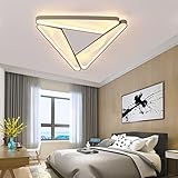 Deckenlampe Dimmbar LED Deckenleuchte Schlafzimmerlampe mit Fernbedienung Modern Wohnzimmerlampe Acryl-Lampenschirm Decke Pendellampe Flur Küche Leuchen Lichtfarbe/ Helligkeit Einstellbar Bürolamp