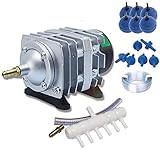 Hailea ACO-208 Set Luftkompressor Koi Teich Aquarium Belüfter Sauerstoffpump