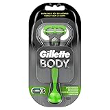 Gillette Body Rasierer Herren, Körperrasierer + 1 Rasierklinge mit 3-fach Kling