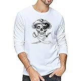 T-Shirt Herren Rundhals Locker Bequem Casual Fashion Herren Langarm Herbst Und Winter Trend Urban Modern Running Top Herren Sportshirt RT-03 XL