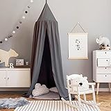 MEVARA Baldachin Kinderzimmer Mädchen & Junge - Samtig-weicher, langlebiger Stoff - Betthimmel Baby waschmaschinenfest - Babybett Himmel für Kuschelecke & Spieleck