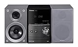 Panasonic SC-PM602EG-S Micro- mit Digital DAB+ (CD, Bluetooth, UKW , HiFi-System mit 40W RMS) silb