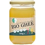 Go-Keto BIO Ghee 500g - geklärte Butter, BIO zertifiziert, Ayurveda, perfekt für die Keto Diät, ideal zum Backen und Braten, laktosefrei, glutenfrei, Low Carb