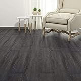 pedkit PVC Laminat Dielen Vinylboden Vinyl Boden Planken Bodenbelag Fußboden Designboden Dielenboden 4,46 m² 3 mm Schw