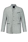 JP 1880 Herren große Größen Übergrößen Menswear L-8XL Janker, Tracht, Leinen-Mix, typische Details, Trachtenfutter Mittelgrau 62 748569 15-62