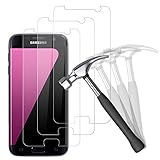 NUOCHENG [3 Stück Panzerglas Schutzfolie Kompatibel mit Samsung Galaxy S7,9H Härte Anti-Kratzer Schutzglas, Anti-Bläschen Panzerglasfolie Displayschutzfolie für Samsung S7