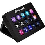 Elgato Stream Deck MK.2 – Studio-Controller, 15 Makrotasten, auslösen von Aktion in Apps und Software wie OBS, Twitch, YouTube und anderen, für Mac und PC, Schw