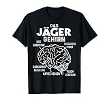 Jäger Gehirn Jagen Wildschwein Lustiges Jagd T-S