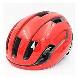 yqs Fahrradhelm für Erwachsene, Fahrradhelm, Rennradhelm für Herren, Farbe: Rot, Größe: 54–60