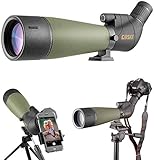 Gosky aktualisiert Neuestes Spektiv - BAK4 Winkelfernrohr für Zielschießen Jagd Vogelbeobachtung Wildlife Scenery （Camere-Adapter kompatibel mit Canon）