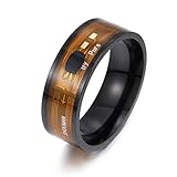 USUASI JN-341 Smart-Ring, neue Technologie, magischer Finger für Android/Windows NFC-Smartphone-Zubehör (Schwarz, 10)