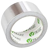 V1 Trade - Aluminium Klebeband, Selbstklebendes Aluminium Tape, Reperaturband Alu tape für Reparaturen - 1 Rolle (48 mm x 25 m)